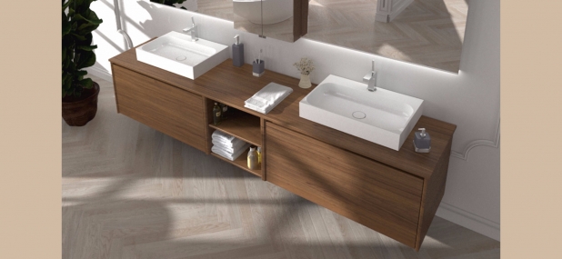 ISA bagno, App, componibile, mobile bagno sospeso
