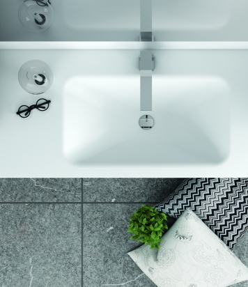 Puntotre, dettaglio lavabo