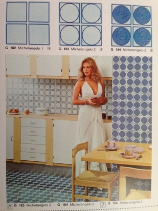 Ambientazione catalogo Marazzi 1977